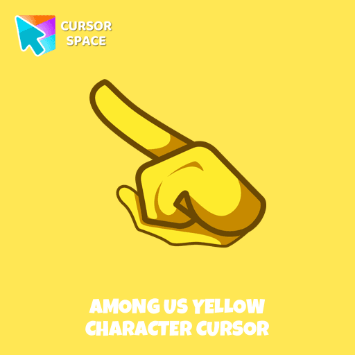 Among Us Yellow Character cursor