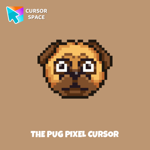 The Pug Pixel cursor
